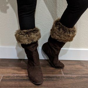 Faux Fur Boots